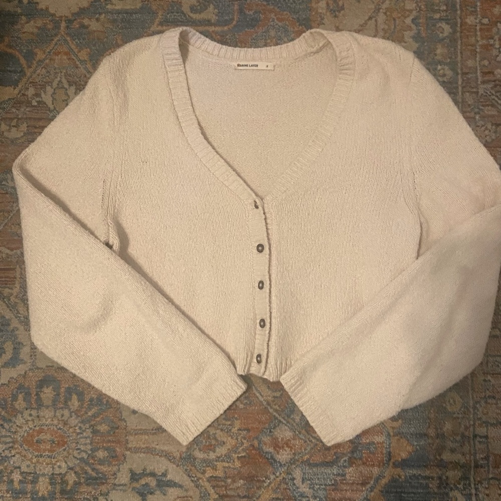 Marine Layer Cropped Cardigan